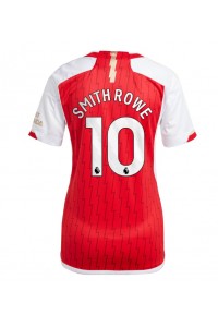 Fotbalové Dres Arsenal Emile Smith Rowe #10 Dámské Domácí Oblečení 2023-24 Krátký Rukáv